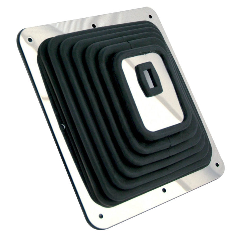 Spectre Shift Boot (Large) - Black Rubber w/Chrome Plated Steel Installation Ring 6284 6284 Photo - Primary