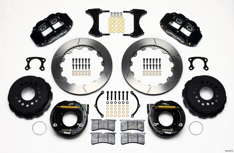 Wilwood Narrow Superlite 4R Rear P-Brk Kit 12.88in Big Ford  2.50in Offset 140-9219 140-9219 Photo - Primary