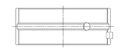 ACL Race Series Main Bearings Toyota 3SGTE Race Series Size: STD 5M8361H-STD Technical Drawing