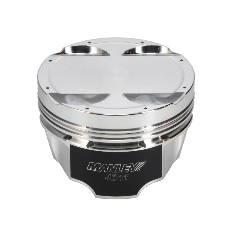 Manley Mitsubishi 4B11 86.5mm Bore 10.0:1 CR -3.5cc Dish Turbo Tuff Piston Set w/ Rings 624305CE-4 624305CE-4 User 4