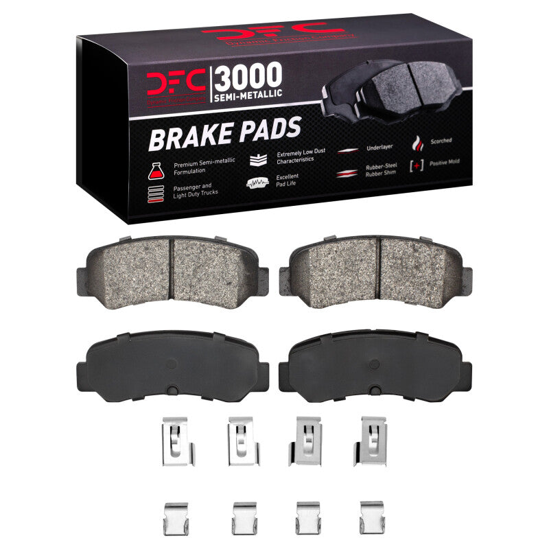 DFC DFC 3000 Semi-Met Brake Pads Brakes, Rotors & Pads Brake Pads - OE main image