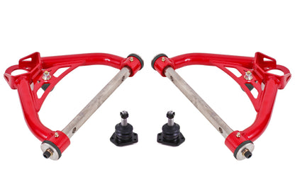 BMR Suspension BMR 70-81 Chevrolet Camaro A-Arms Upper Non-Adjustable Delrin Std Ball Joint - Red AAU321R AAU321R Photo - Primary