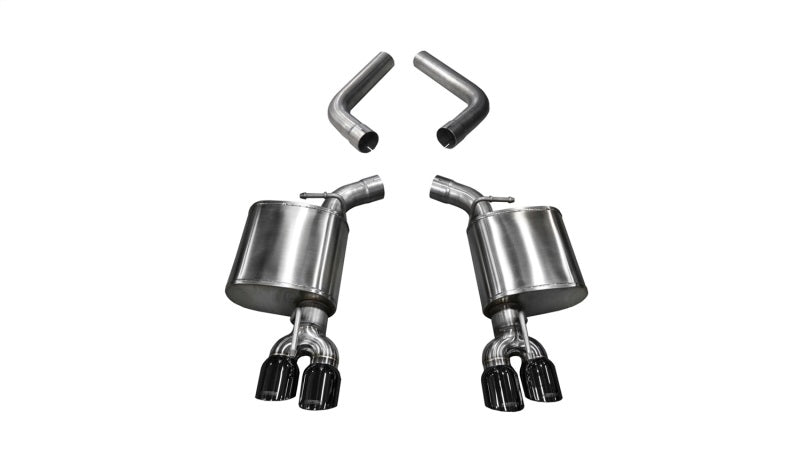 Corsa 15-19 Dodge Challenger 6.4L/17-19 Challenger 5.7L Black Sport Axle-Back Exhaust w/3.5in Tips 21020BLK 21020BLK Photo - Primary
