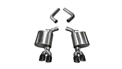 Corsa 15-19 Dodge Challenger 6.4L/17-19 Challenger 5.7L Black Sport Axle-Back Exhaust w/3.5in Tips 21020BLK 21020BLK Photo - Primary