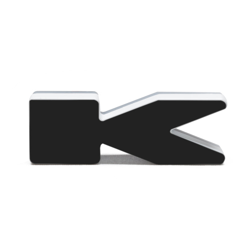 ORACLE Lighting Universal Illuminated LED Letter Badges - Matte Black Surface Finish - K 3141-K-005 3141-K-005 User 1