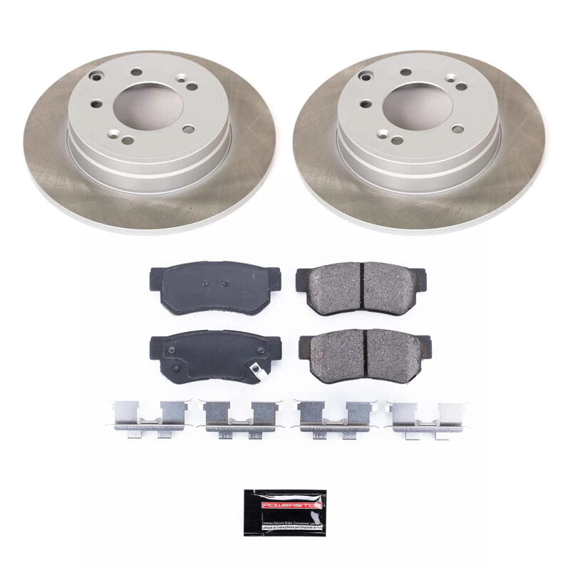 PowerStop Power Stop 06-08 Hyundai Sonata Rear Semi-Coated Rotor Kit SC5211 SC5211 Photo - Primary