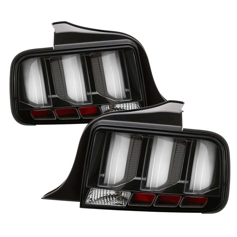 Spyder 05-09 Ford Mustang (White Light Bar) LED Tail Lights - Black ALT-YD-FM05V3-LED-BK 5086693 5086693 Photo - Primary