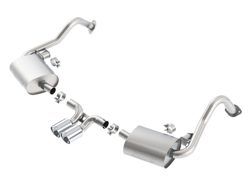 Borla 14-15 Porsche Cayman/Boxster (981) RWD 2Dr Dual Center Rear Exit Catback 4in Tip Exhaust Sys 140534 140534 Photo - Primary