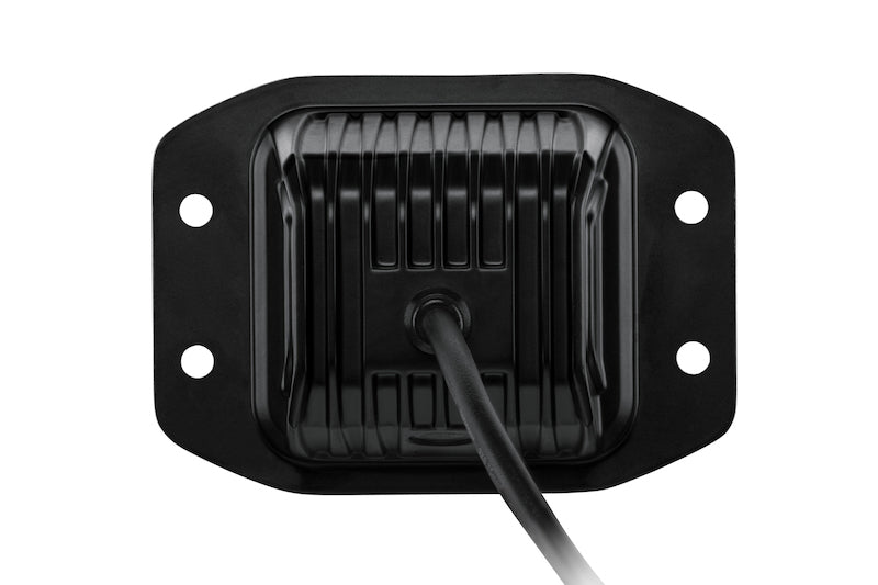 Hella Universal Black Magic 3.2in L.E.D. Cube Kit - Flood Beam (Flush Mount) 358176831 358176831 Photo - out of package