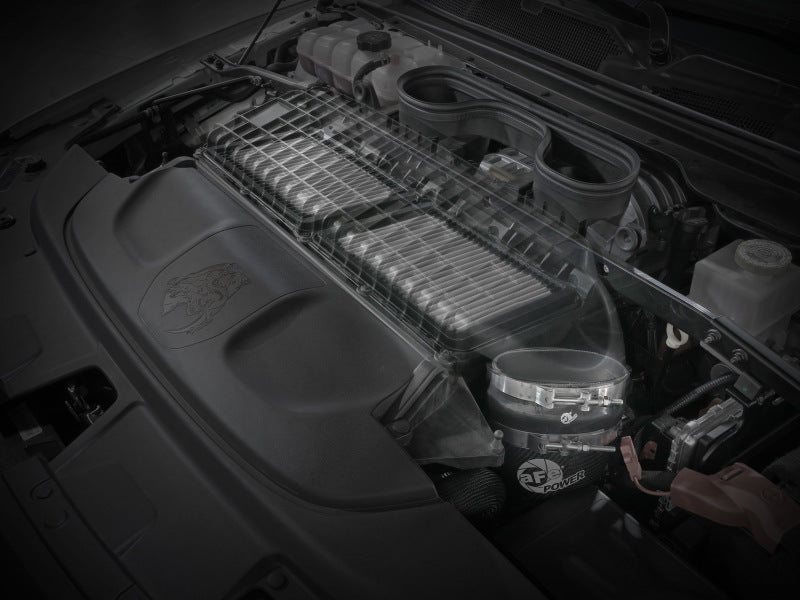 aFe Super Stock Pro Dry S Induction System 2021 RAM 1500 TRX V8-6.2L SC 55-10014DC 55-10014DC Photo - Mounted