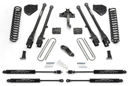 Fabtech 19-20 Ford F450/550 4WD 6in 4 Link System w/Stealth Shocks K2337M K2337M Photo - Primary