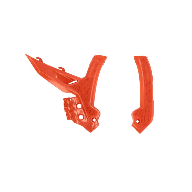 Acerbis 23+ KTM EXC-F/ SX/ SX-F/ XC/ XC-F/ XC-W/ XCF-W Frame Guards- X-Grip - 16 Orange 2975045226 2975045226 Photo - Primary