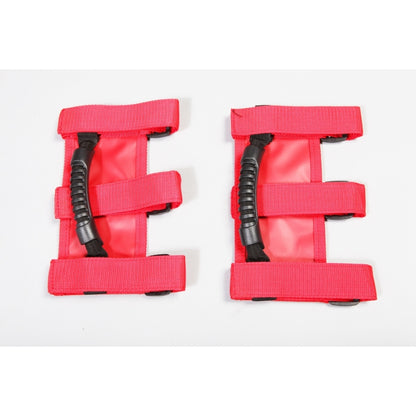 Rugged Ridge Ultimate Grab Handle Kit, Red; 55-18 Jeep CJ/Wrangler YJ/TJ/JK/JL 13505.03 Photo - Primary
