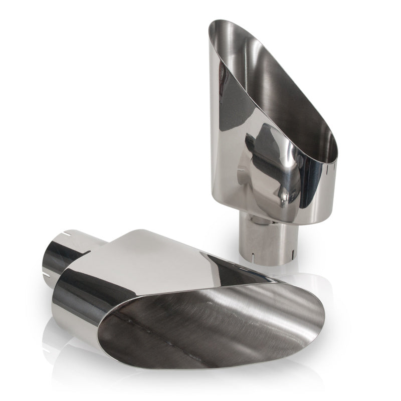 Stainless Works Big Oval Truck Side Tips -3in 782300 782300 Photo - Primary