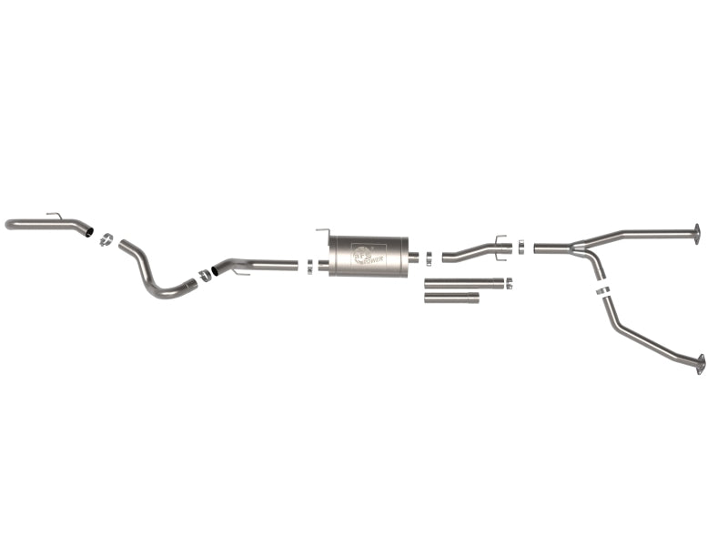 aFe 2022 Toyota Tundra V6-3.5L (tt) Apollo GT Series Hi-Tuck 2.5in to 3in 409 SS Cat-Back Exhaust 49-46062 49-46062 Photo - Unmounted
