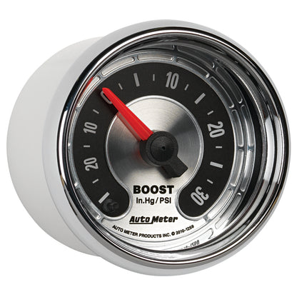 Autometer American Muscle 52mm Full Sweep Electric 30 In Hg.-Vac/30PSI Boost Vacuum Gauge 1259 1259 User 4