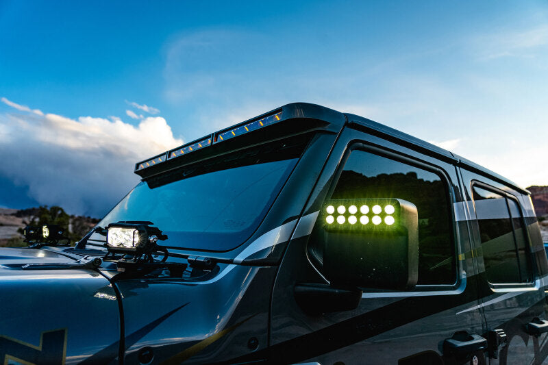ORACLE Lighting Oracle Jeep Wrangler JL/Gladiator JT Integrated Windshield LED Light Bar System 5917-023 5917-023 Photo - lifestyle view
