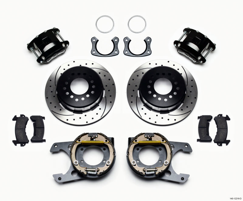 Wilwood D154 P/S Park Brake Kit Drilled Big Ford  2.36in Offset 140-12216-D 140-12216-D Photo - Primary