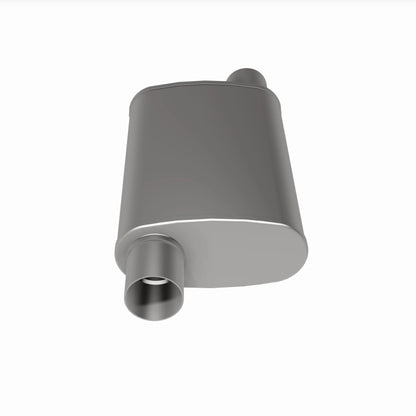 MagnaFlow 4" X 9" Oval Offset/Offset XL Multi-Chamber Performance Muffler 13236 360 Degree Image Set