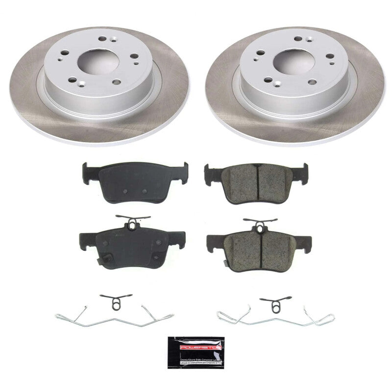 PowerStop Power Stop 18-22 Honda Accord Rear Semi-Coated Rotor Kit SC8063 SC8063 Photo - Primary