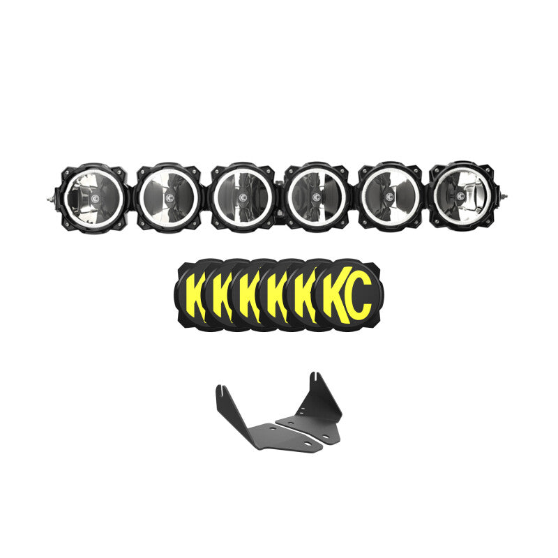 KC HiLiTES 2020+ Polaris RZR Turbo R/Pro XP 39in. Pro6 Gravity LED 6-Light 120w Combo Beam 91342 91342 Photo - Primary
