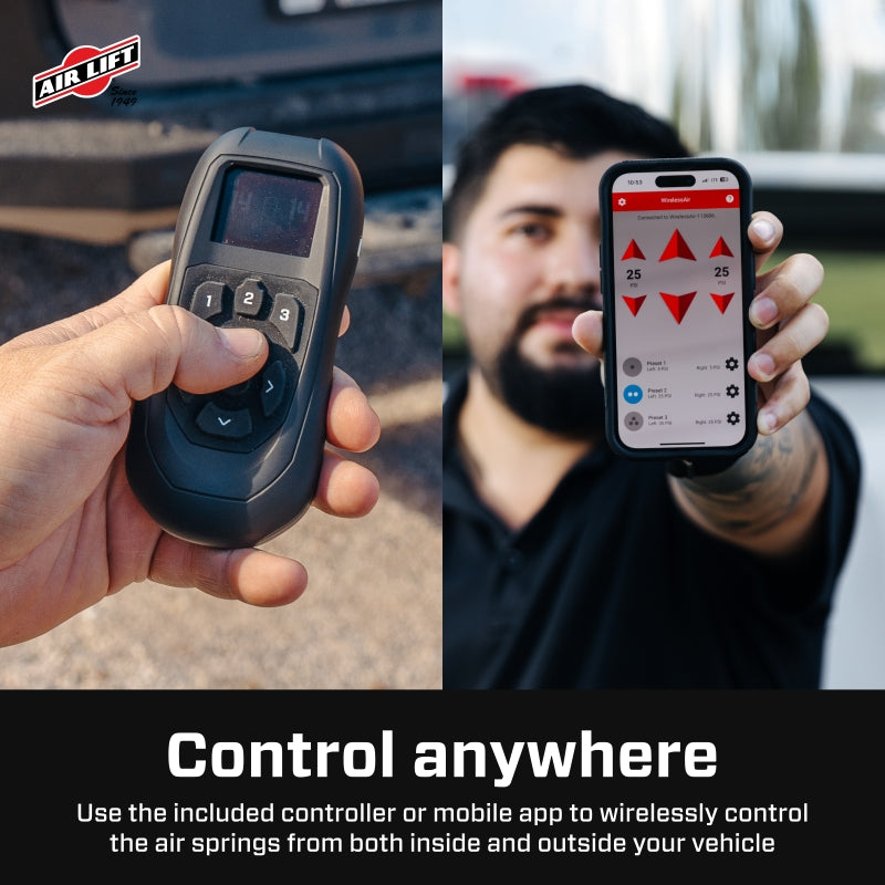 Air Lift Wireless Air Control System V2 w/EZ Mount 74000EZ 74000EZ Features and Benefits