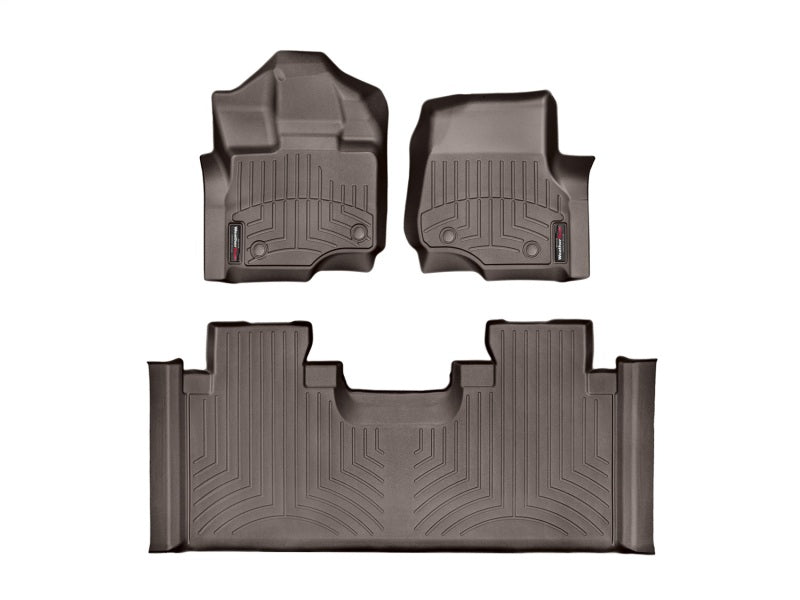 WeatherTech WT FloorLiner - Rear - Cocoa Floor Mats Floor Mats - Rubber main image