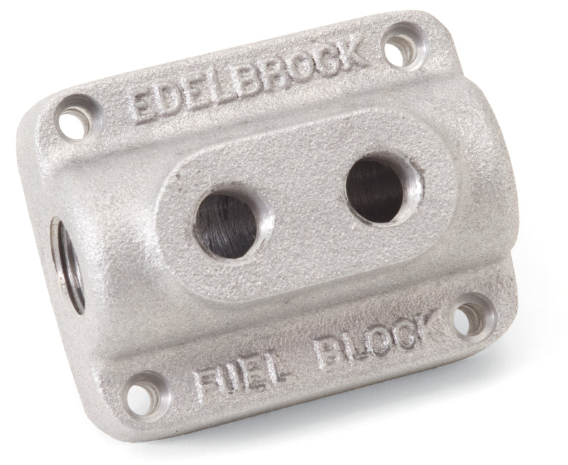 Edelbrock Fuel Block, Dual Carburetor, As Cast 1280 Photo - Unmounted