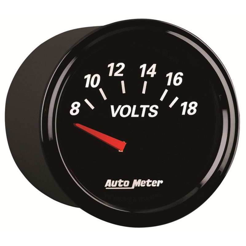 Autometer Designer Black II Series; Voltmeter Gauge; Electri 1293 User 6