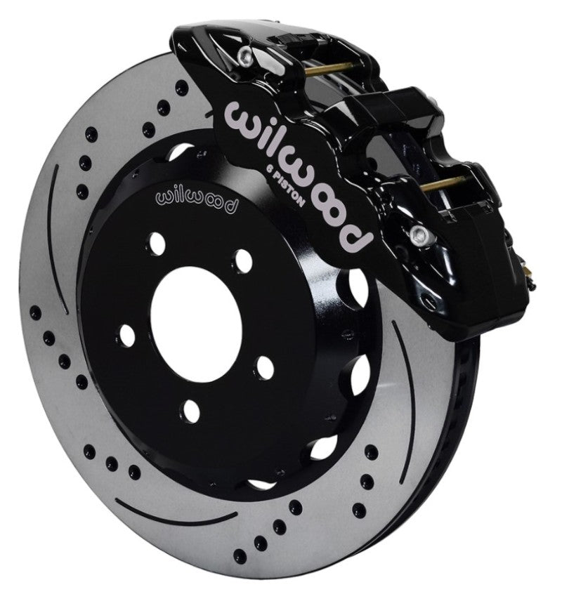 Wilwood AERO6 Front Hat Kit, 15.00, Drilled, 2016-Up Camaro 140-14289-D User 1