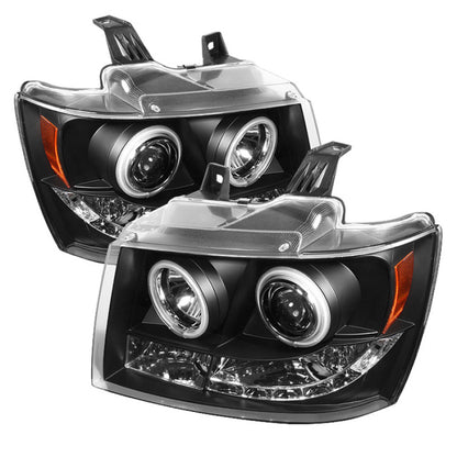 Spyder Chevy Suburban 1500/2500 07-14 Projector Headlights CCFL Halo LED Black PRO-YD-CSUB07-CCFL-BK 5030047 5030047 Photo - Primary