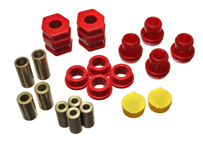 Energy Suspension Control Arm Bushing Set Red Honda Civic LX 1996-1998 16.3114R Photo - Primary