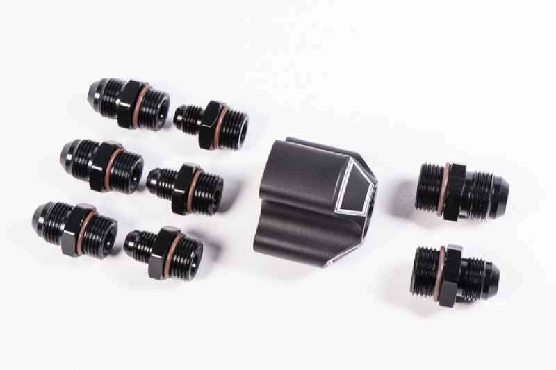 Radium Distribution Block, 3 Into 1 With Fittings 20-0237 Photo - Primary