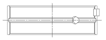 ACL Race Series Main Bearings Nissan RB25/RB30 Size: 0.25 7M2394H-.25 Technical Drawing