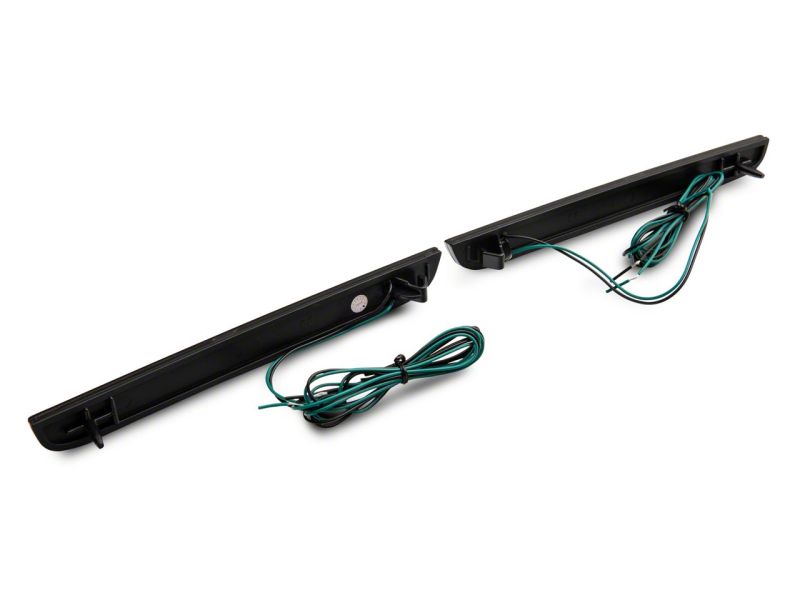 Raxiom 15-23 Dodge Challenger Axial Series LED Rear Bumper Reflector Lamps- Smoked CH6725 CH6725 Photo - Close Up