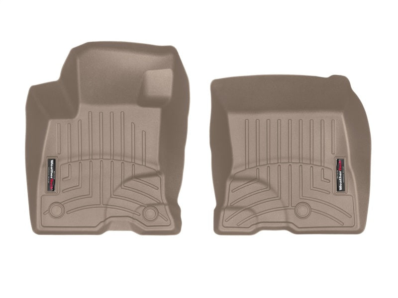 WeatherTech WT FloorLiner - Front - Tan Floor Mats Floor Mats - Rubber main image