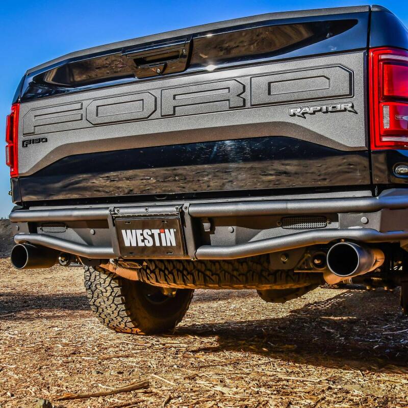 Westin 17-20 Ford F-150 Raptor Outlaw Rear Bumper - Tex. Blk 58-82025 58-82025 Photo - Mounted