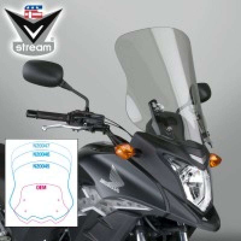 National Cycle 13-15 Honda CB500X- V Stream/ Wave Mid/Std. Windshield-Tinted N20046 N20046 User 1