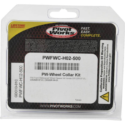 Pivot Works 97-01 Honda CR125R PW Front Waterproof Wheel Spacer Kit PWFWC-H02-500 PWFWC-H02-500 Photo - Primary
