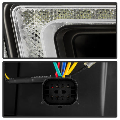 SPYDER 20-23 Chevy Silverado 2500/3500 Proj Headlights - LED DRL - Black PRO-YD-CSHD20SI-SEQ-BK 5088796 5088796 Photo - Unmounted