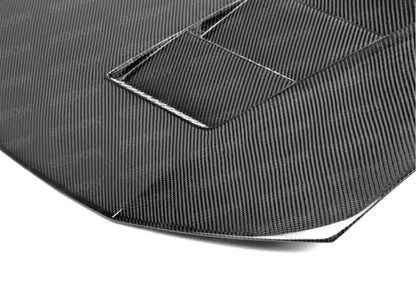 Seibon 12-13 Honda Civic 2dr TS-Style Carbon Fiber Hood HD1213HDCV2D-TS HD1213HDCV2D-TS Photo - Primary