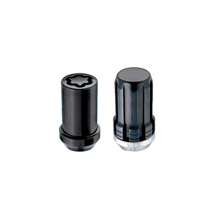 McGard SplineDrive Tuner 5 Lug Install Kit w/Locks & Tool (Cone) M14X1.5 / 22mm Hex - Blk 65515BK 65515BK Photo - Primary
