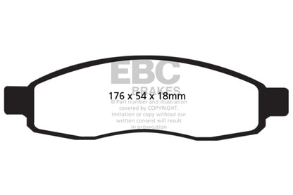 EBC Disc Brake Pad Set DP41698R Photo - Primary