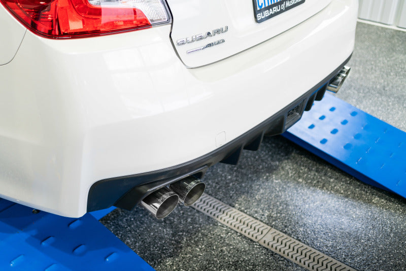 MBRP 15-19 Subaru WRX 2.0L/STI 2.5L 2.5in Dual Split Rear Exit w/ 3.5in CF Tips - T304 S48013CF S48013CF Photo - lifestyle view