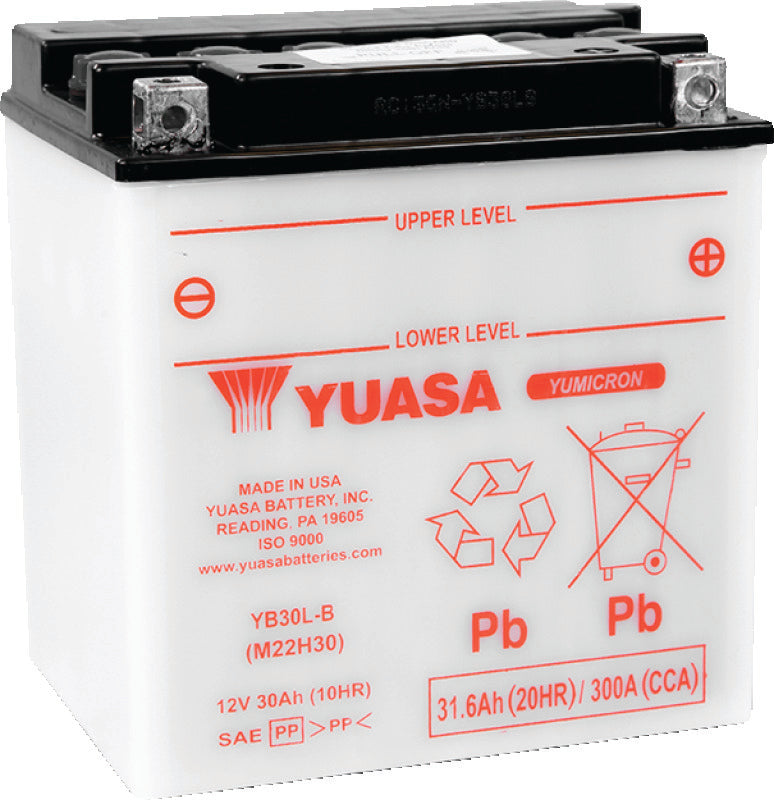 Yuasa Battery Yuasa Yb30L-B Yuasa Battery YUAM22H30 YUAM22H30 Photo - Primary