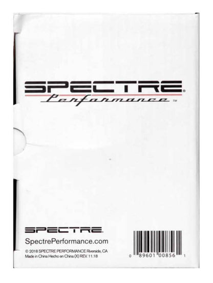Spectre Universal Intake Tube Kit 3in. - Aluminum - Black 8219K 8219K Photo - in package