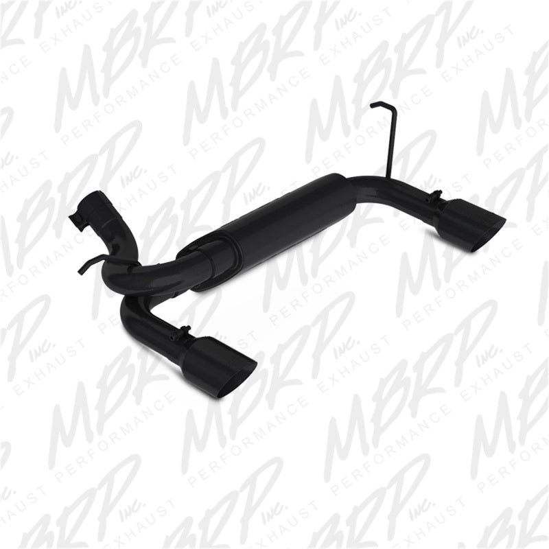MBRP 07-17 Jeep Wrangler 3.6/ 3.8L 2 1/2in Axle Back MBRS5528BLK S5528BLK Photo - Primary