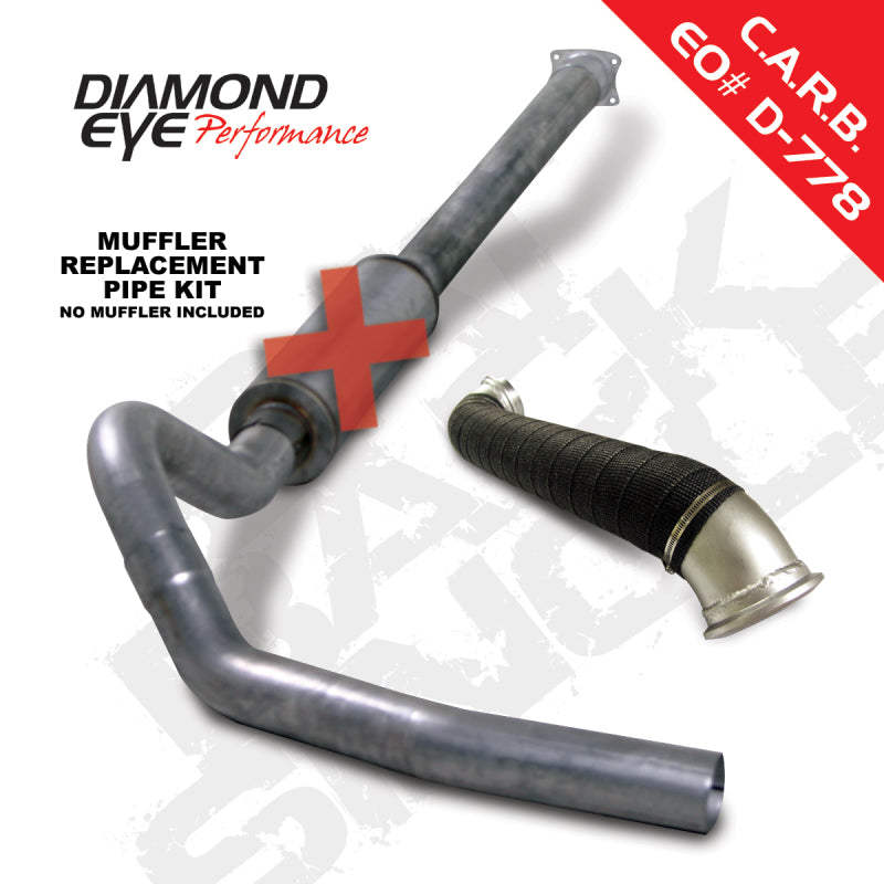 Diamond Eye Performance Diamond Eye KIT 4in CB MRP SGL w/ TDP SS 04-05 Chevy/GMC 6.6L Duramax 2500/3500 K4120S-RP K4120S-RP Photo - Primary