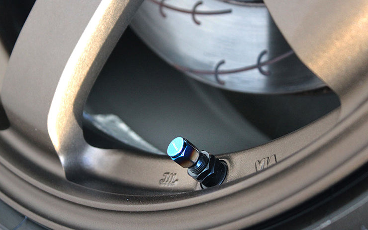 GReddy AIR VALVE STEM CAP (TI) 18001996