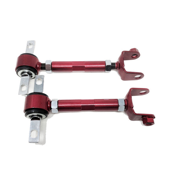 Godspeed Rear Adjustable Camber Arms For Honda Civic 01-05 Coupe/Sedan, Red